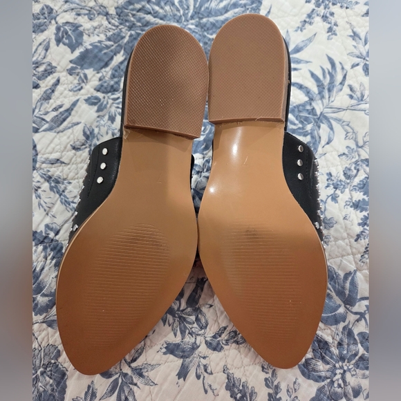 Studded Black Mules - Picture 3 of 3